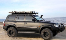 Nissan Patrol Y61 1997-2011 Windabweiser (4Stk, SIM) Foto 1