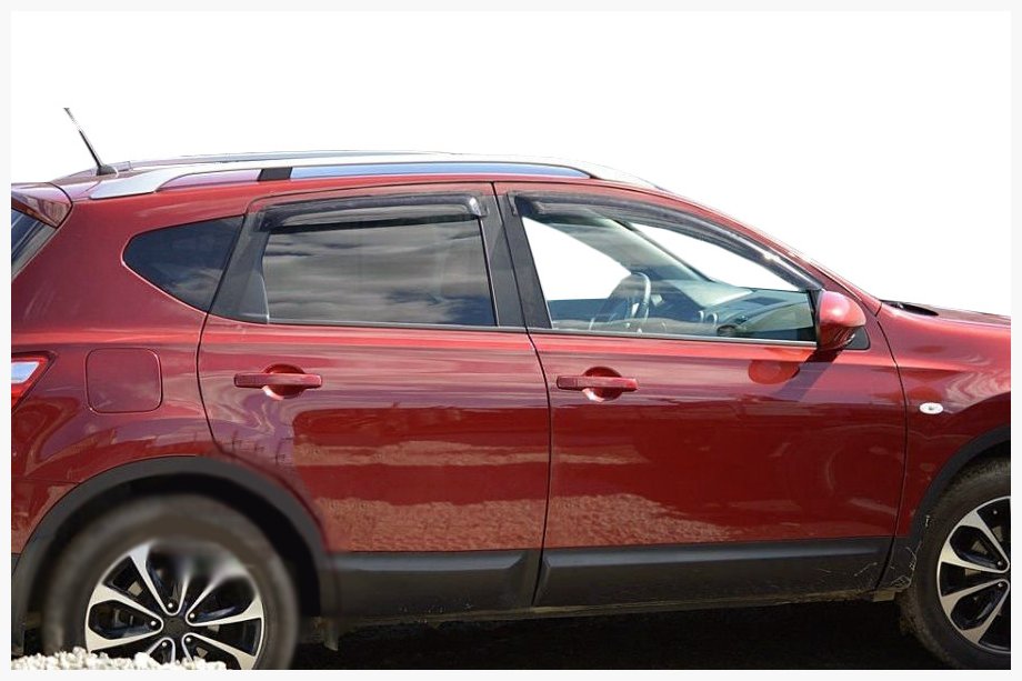 Nissan Qashqai 2010-2014 Windabweiser (4 Stk, SIM) Foto 1