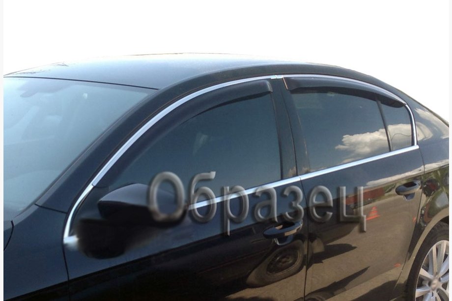 Volkswagen Touareg 2010-2018 Chrom Windabweiser (4 Stk, SIM) Foto 1