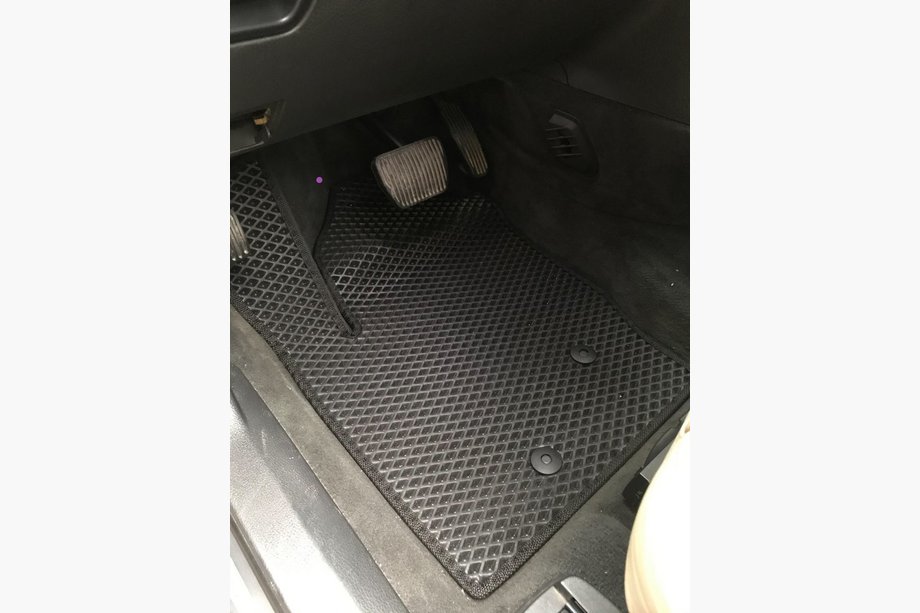 Volvo XC90 2002-2014 EVA Fußmatten aus Polyurethan, schwarz 5-Sitzer, 2 Reihen Image