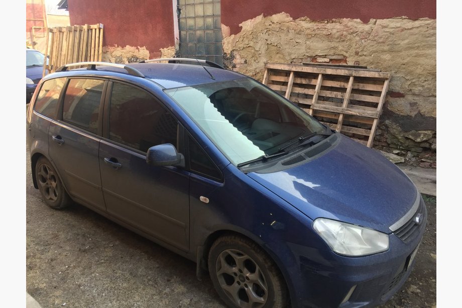 Ford C-Max 2004-2010 Dachreling Chrom Metallfüße Foto 5