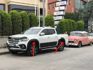 Mercedes X class 2017-2020 Radlaufverbreiterungen (grundiert zum Lackieren) Foto 1