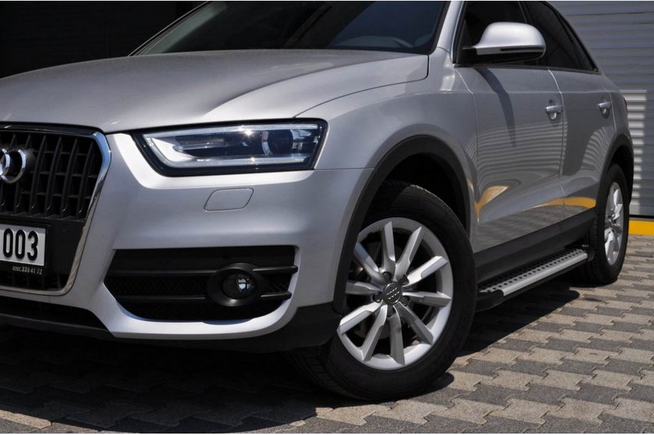 Audi Q5 2008-2017 Trittbretter Allmond Grey (2 Stk., Aluminium) Image