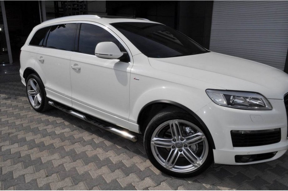 Audi Q5 2008-2017 Seitliche Rohre (2 Stk., Edelstahl) Image