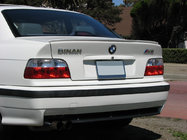 BMW 3 Series E36 1990-2000 Heckspoiler Lippe (für SD/Coupe, grundiert zum Lackieren) Foto 1
