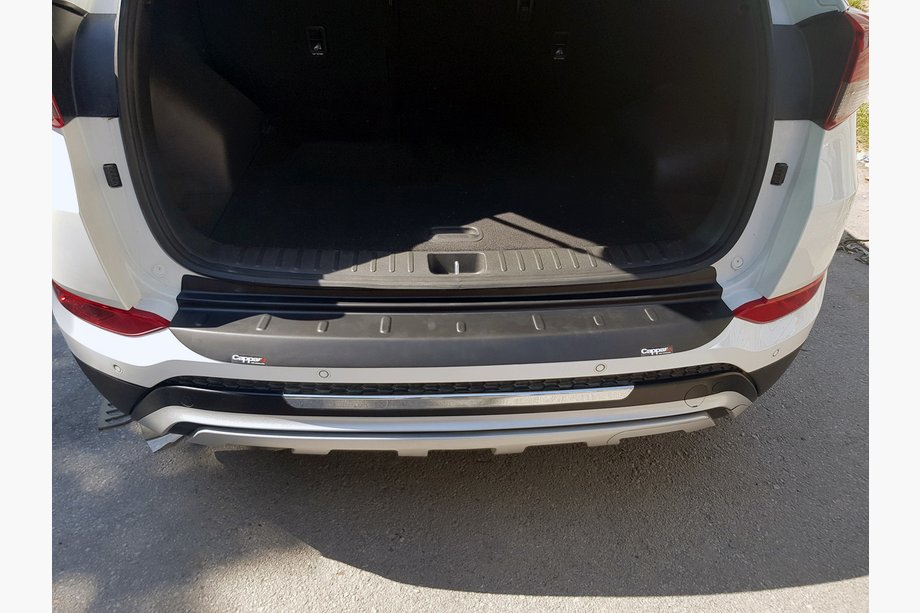Hyundai Tucson TL 2016-2021 Heckstoßstangenabdeckung EuroCap 2016-2018 (ABS) Foto 1