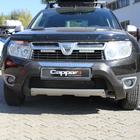 Dacia Duster 2008-2018 Frontstoßstangenlippe (ABS, grau) Foto 1