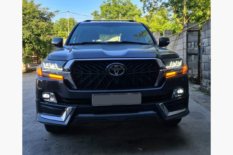 Toyota Land Cruiser 200 2007-2021 Bodykit Satz 2016↗ (TRD 2021) Schwarz Foto 3