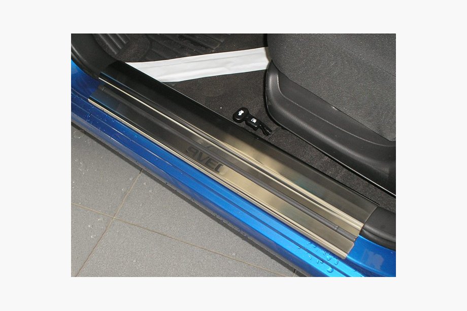 Chevrolet Aveo T250 2005-2011 Einstiegsleisten Nataniko Edelstahl Image