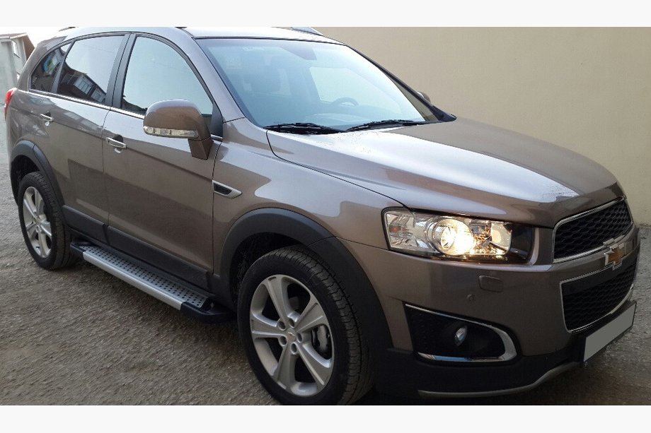 Chevrolet Captiva 2006-2019 Trittbretter Allmond Grey (2 Stk., Aluminium) Image