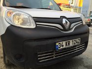 Renault Kangoo 2008–2020 Einteiliger Edelstahl-Kühlergrill für Stoßstange Foto 2