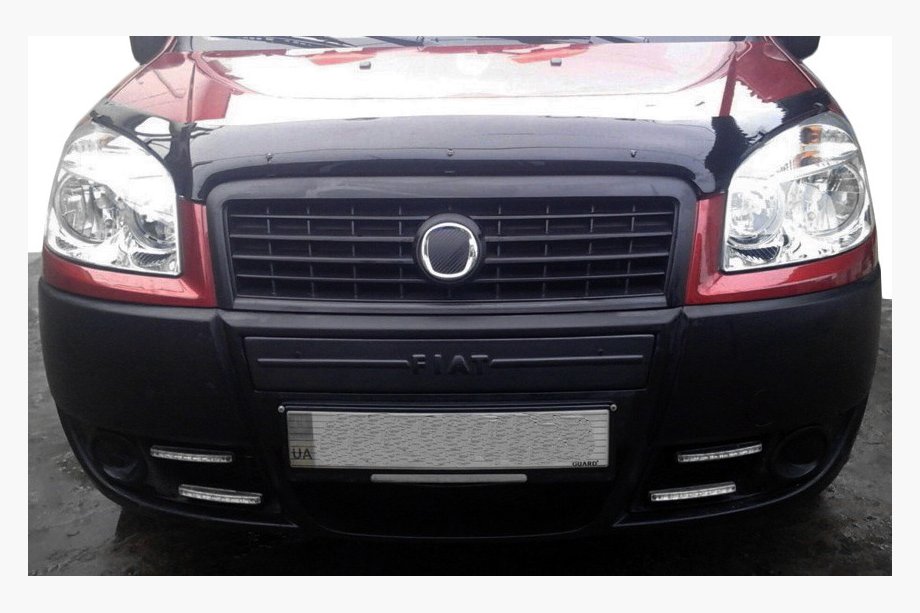 Fiat Doblo I 2005-2010 Mittlere Winterabdeckung für Kühlergrill Matt Foto 2