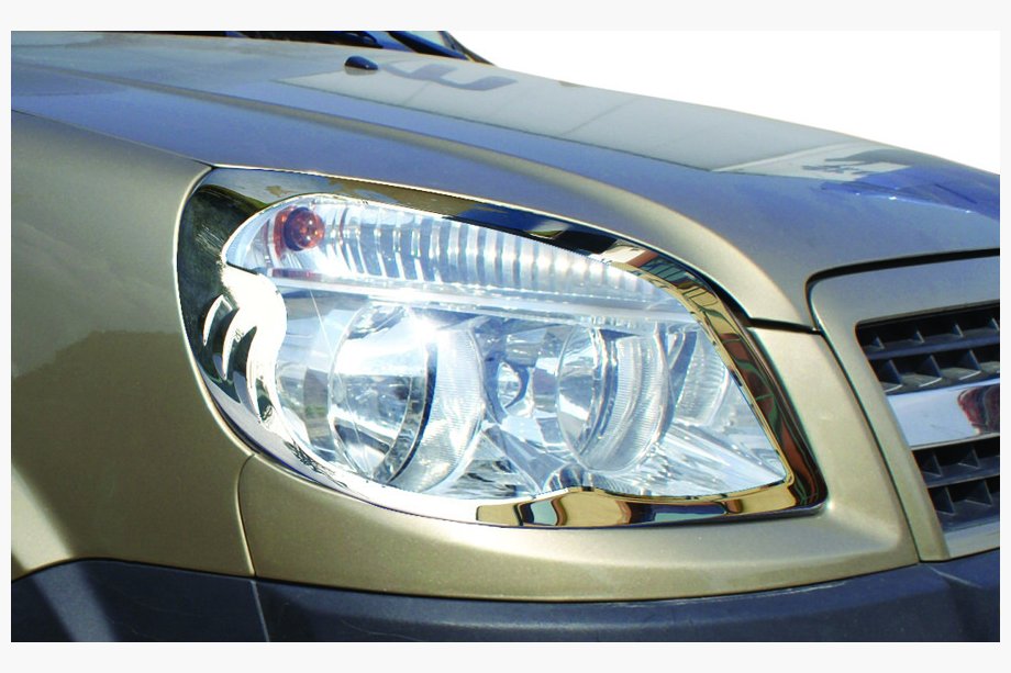 Fiat Doblo I 2005-2010 Scheinwerfer Abdeckungen (2 Stk, Stahl) Image