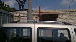 Fiat Doblo I 2005-2010 Dachreling Chrom Maxi-Basis, Kunststofffüße Foto 12