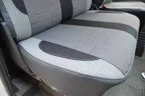 Volkswagen T4 Caravelle/Multivan 1990–2003 Autositzbezüge (Kunstleder↗Stoff, Premium) Foto 4