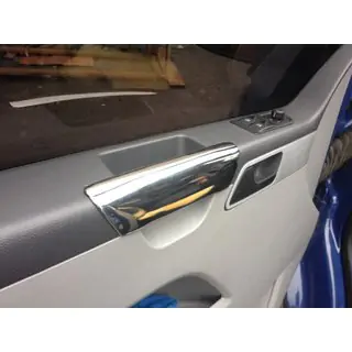 Armlehnen Abdeckungen (2 Stk, Edelstahl) Volkswagen T5 Transporter 2003-2010 Foto 1