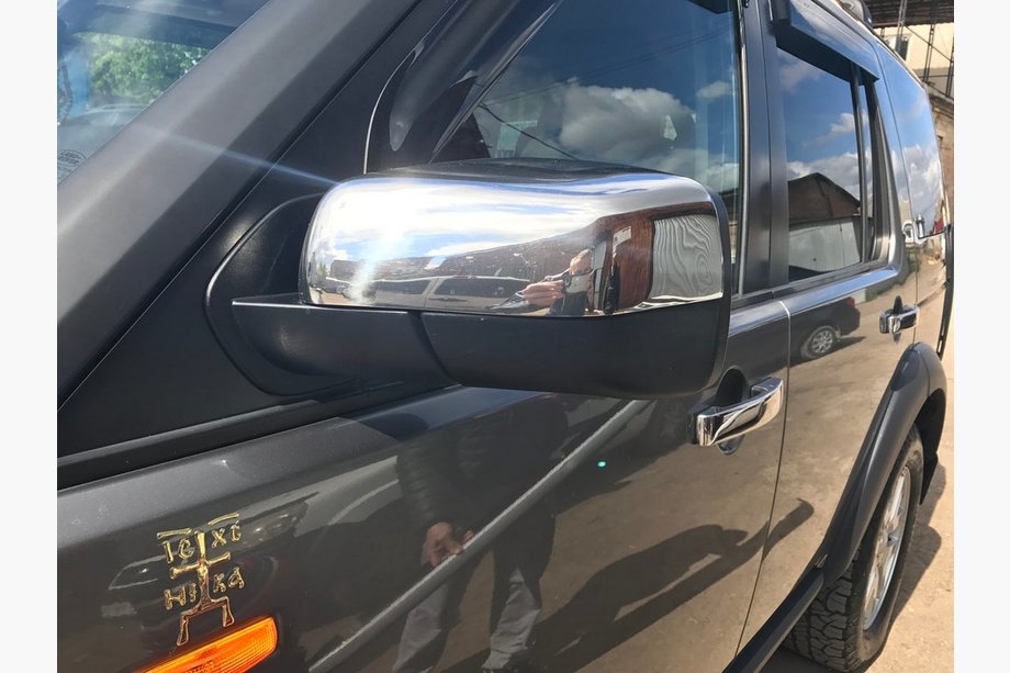 Land Rover Discovery III 2004–2009 Spiegelabdeckungen (2 Stk, Edelstahl) Carmos - Türkischer Edelstahl Foto 3