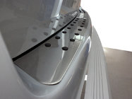 Volkswagen T5 Multivan 2003–2010 Heckstoßstangenschutz mit schwarzen Einsätzen (Edelstahl) Foto 1
