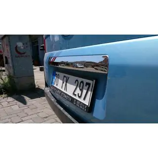 Chromleiste über dem Kennzeichen (Edelstahl) Peugeot Bipper 2008-2017 Foto 4