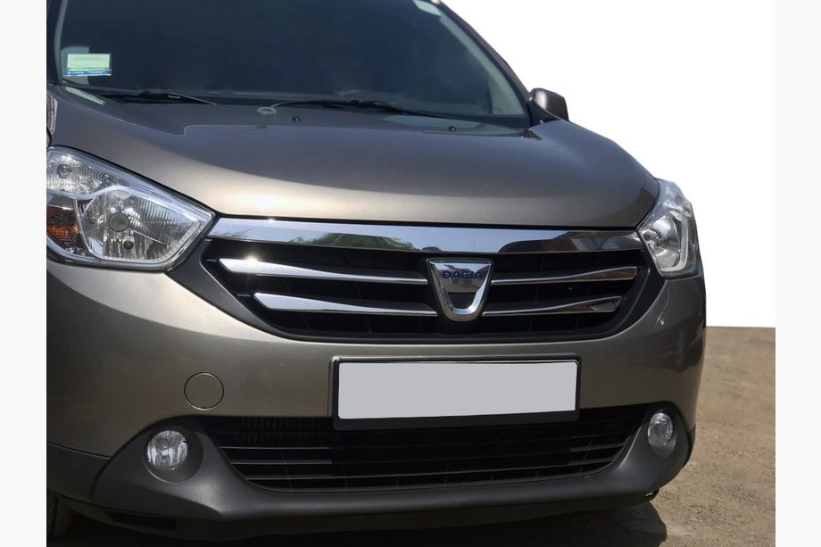 Dacia Lodgy 2012-2022 Chrom Kühlergrill Abdeckungen (4 Stk, Edelstahl) Image
