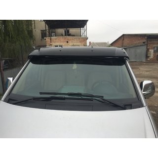 Frontscheibenblende (schwarz glanz, 5mm) Mercedes Viano 2004-2014 Foto 2