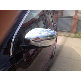 Chrom Spiegelabdeckungen (2 Stk, Kunststoff) Nissan Qashqai 2014-2021 Foto 2