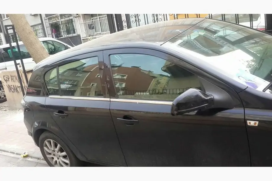 Opel Astra H 2004-2013 Fensterrahmen Zierleisten Edelstahl Hatchback, Carmos - Türkischer Stahl Foto 2