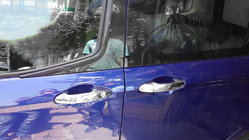Ford Courier 2014-2023 Chrom Türgriffblenden (4 Stk., Edelstahl) Foto 1