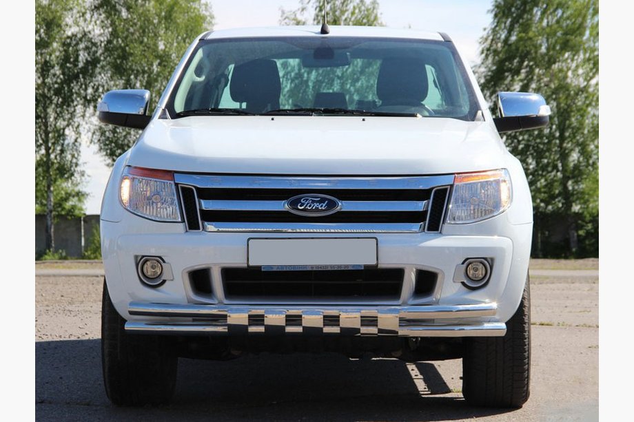 Ford Ranger 2011–2022 Frontschutzbügel ST016 (Edelstahl) Image