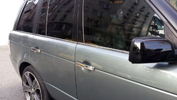 Range Rover III L322 2002-2012 Fensterrahmen Blenden Edelstahl (6 Stk) Foto 1