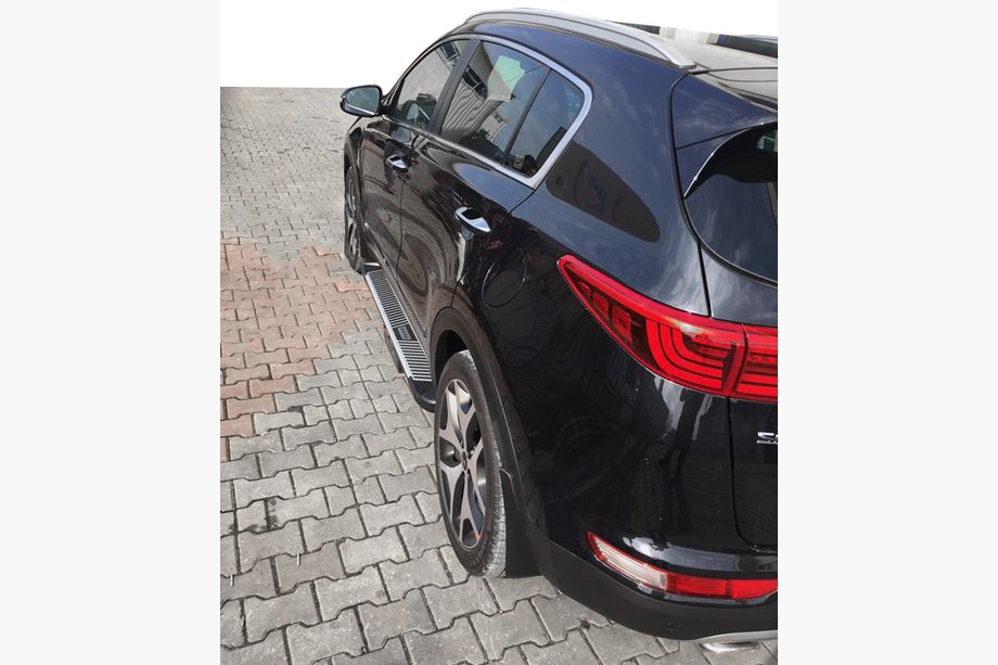 Kia Sportage 2015-2021 Trittbretter Pyramid (2 Stk., Aluminium) Image