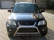Honda CRV 2001-2006 Frontbügel WT003 (Edelstahl) Foto 1