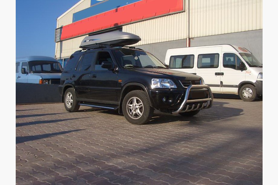 Honda CRV 2001-2006 Frontbügel WT003 (Edelstahl) Foto 3