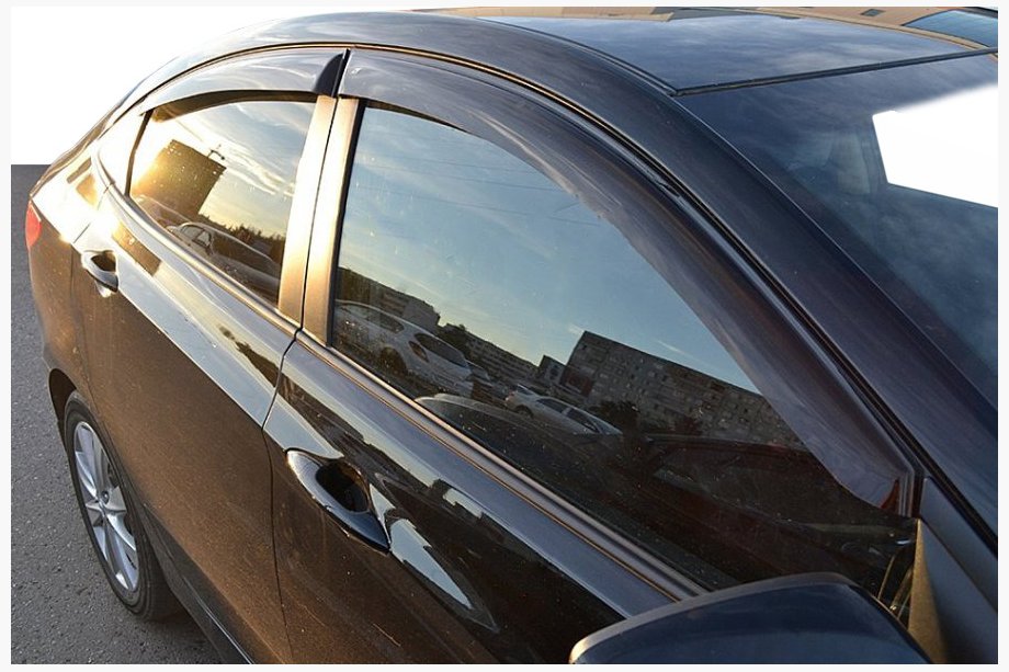 Hyundai Accent 2011-2017 Windabweiser Fenster (Sedan, 4 Stk, Cobra) Image