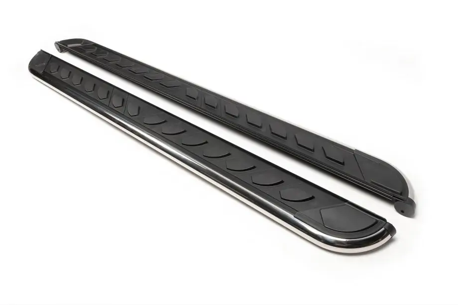 Volkswagen Caddy 2004-2010 Trittbretter Maydos V1 (2 Stk., Aluminium & Edelstahl) Image