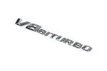 Mercedes X class 2017-2020 Emblem V8 Biturbo Chrom Foto 1