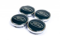 Ford Felgendeckel 61/56mm blau (4 Stk) Foto 1