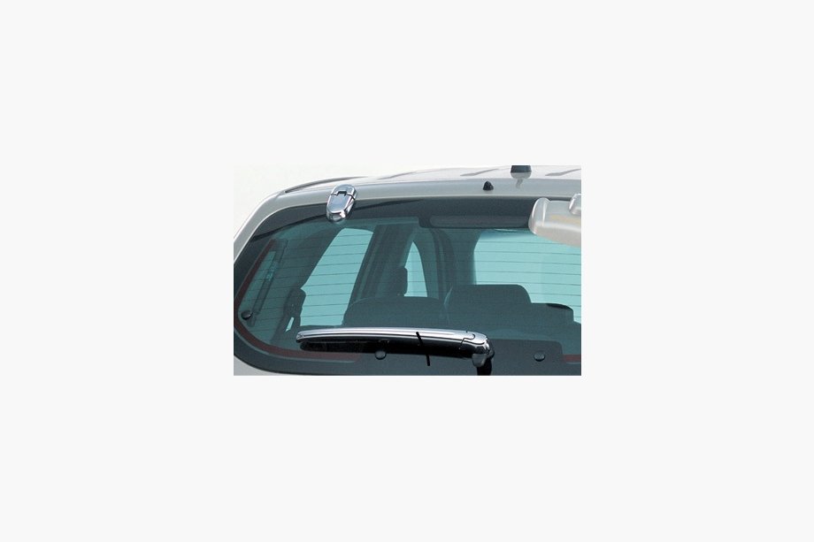 Hyundai Tucson JM 2004- Chrom Abdeckung für Heckscheibenwischer und Halter Foto 1