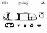 Ford Transit 1991-2000 Armaturenbrett Abdeckungen (1997-2000) Aluminium Foto 4