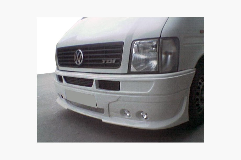 Volkswagen LT 1995-2006 Frontstoßstangenaufsatz mit 4 Scheinwerfern (grundiert zum Lackieren) Foto 2