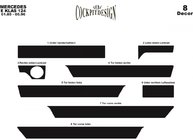 Mercedes E-class W124 1984–1997 Armaturenbrett Abdeckungen (Meric) Carbon Foto 2