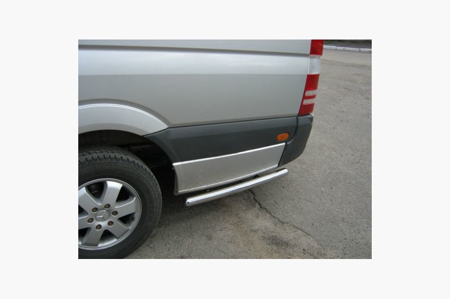 Mercedes Sprinter W906 2006–2018 Seitliche Rohre hinter dem Hinterrad (2 Stk., Edelstahl) Foto 5