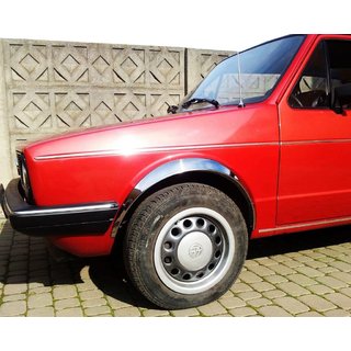 Radlaufverkleidungen (4 Stk, Edelstahl) Volkswagen Golf 2 1983-1992 Foto 1