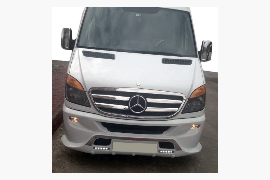 Mercedes Sprinter W906 2006–2018 Chrom Kühlergrill Blenden (2006-2013, Edelstahl) Foto 6