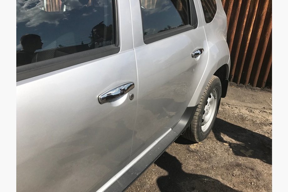 Renault Duster 2008–2017 Chrom Türgriffblenden (4 Stk., Edelstahl) Für russische Ausführung - OmsaLine Foto 3