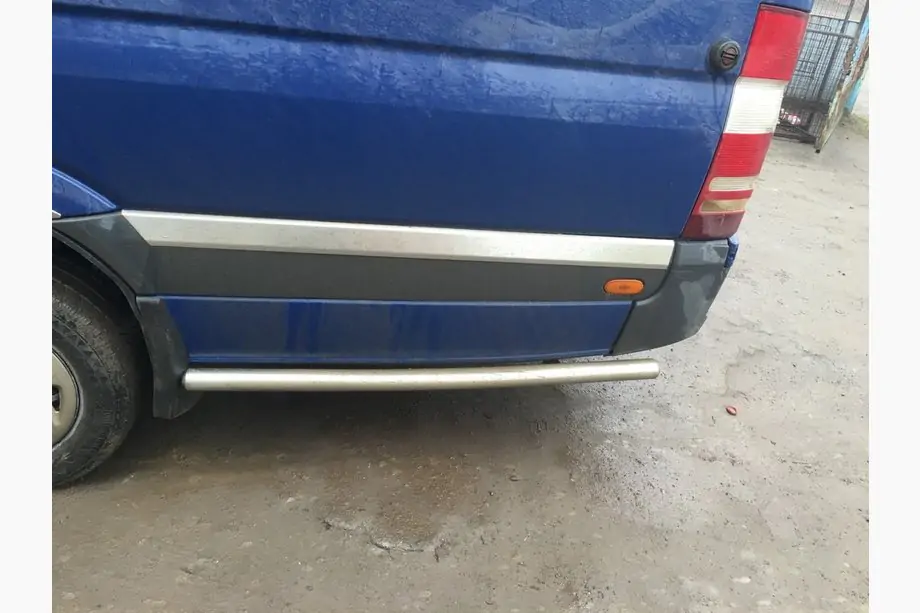 Volkswagen Crafter 2006-2016 Seitliche Rohre hinter dem Hinterrad (2 Stk., Edelstahl) Lang, 70mm Foto 2