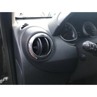 Lüftungsdüsen Blenden Innenraum (4 Stk., Edelstahl) Dacia Duster 2008-2018 Foto 2