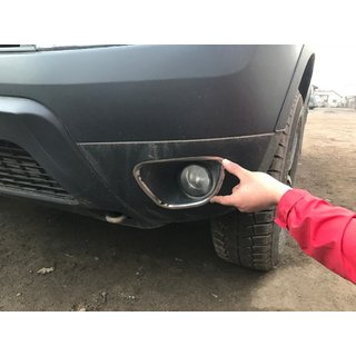 Abdeckungen für Nebelscheinwerfer 2008-2013 (2 Stk., Edelstahl) Renault Duster 2008–2017 Foto 2