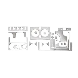 Armaturenbrett Blenden in Aluminium-Optik Hartman (2003-2008) Citroen Berlingo 1996-2008