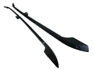 Mitsubishi Grandis 2003-2011 Dachreling Schwarz (2 Stk., Aluminium) Foto 1
